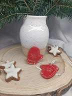 Handschuh Baumschmuck - rot