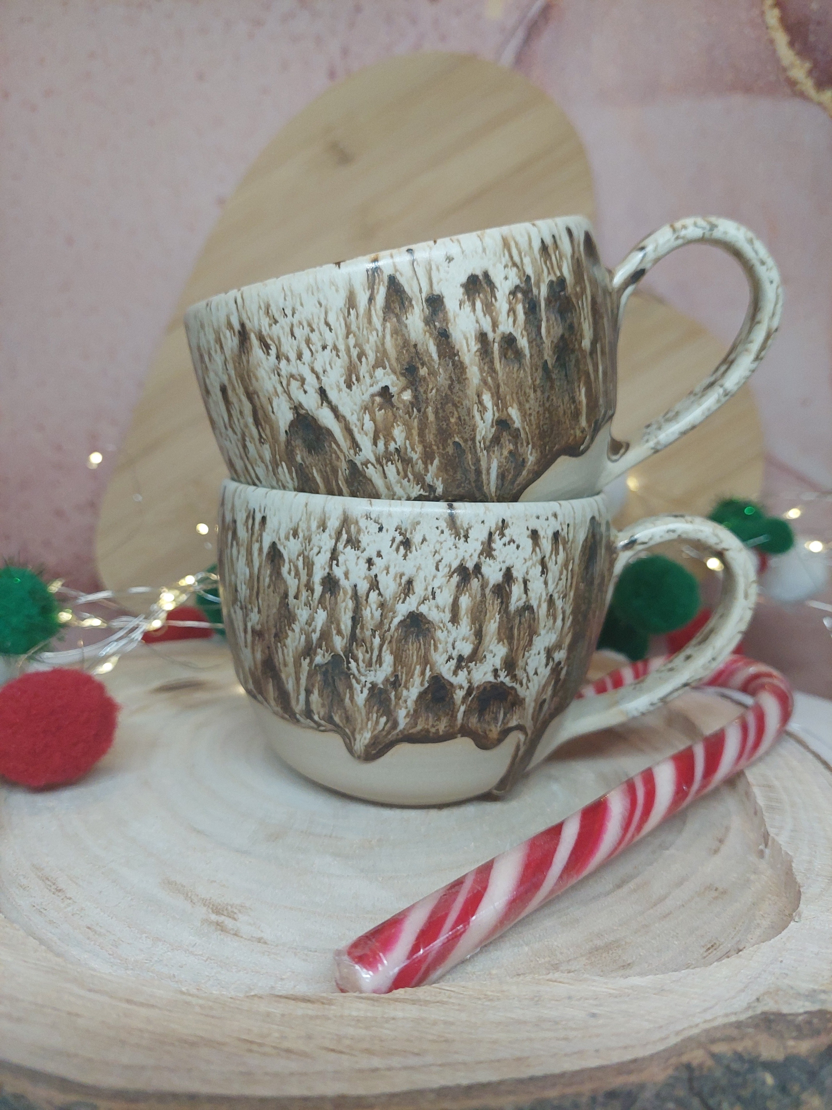 Karamel Becher mit Henkel