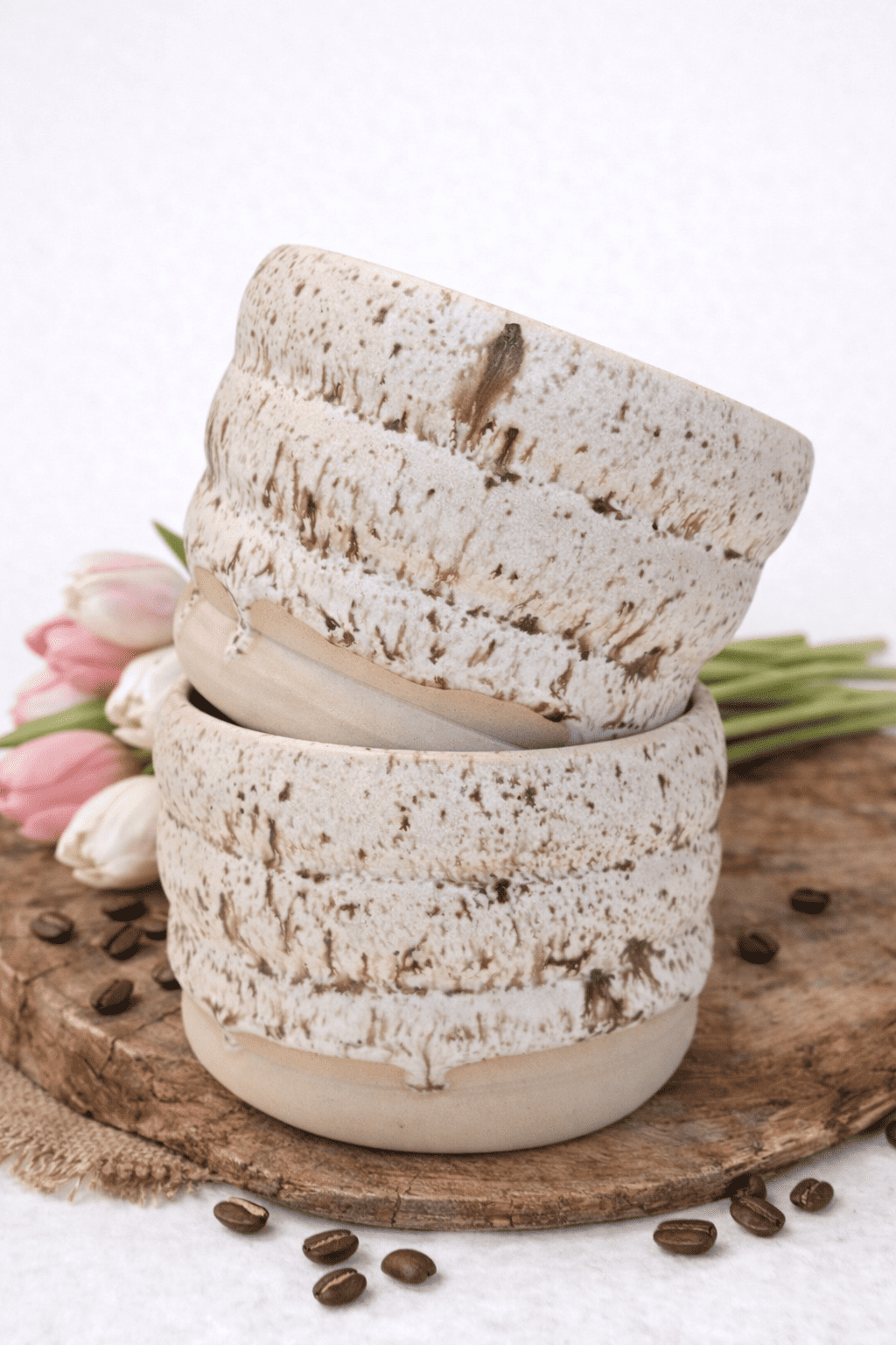 Bubble Becher Karamell