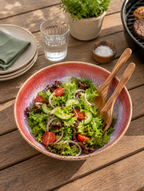Salat Schüssel Rosarot