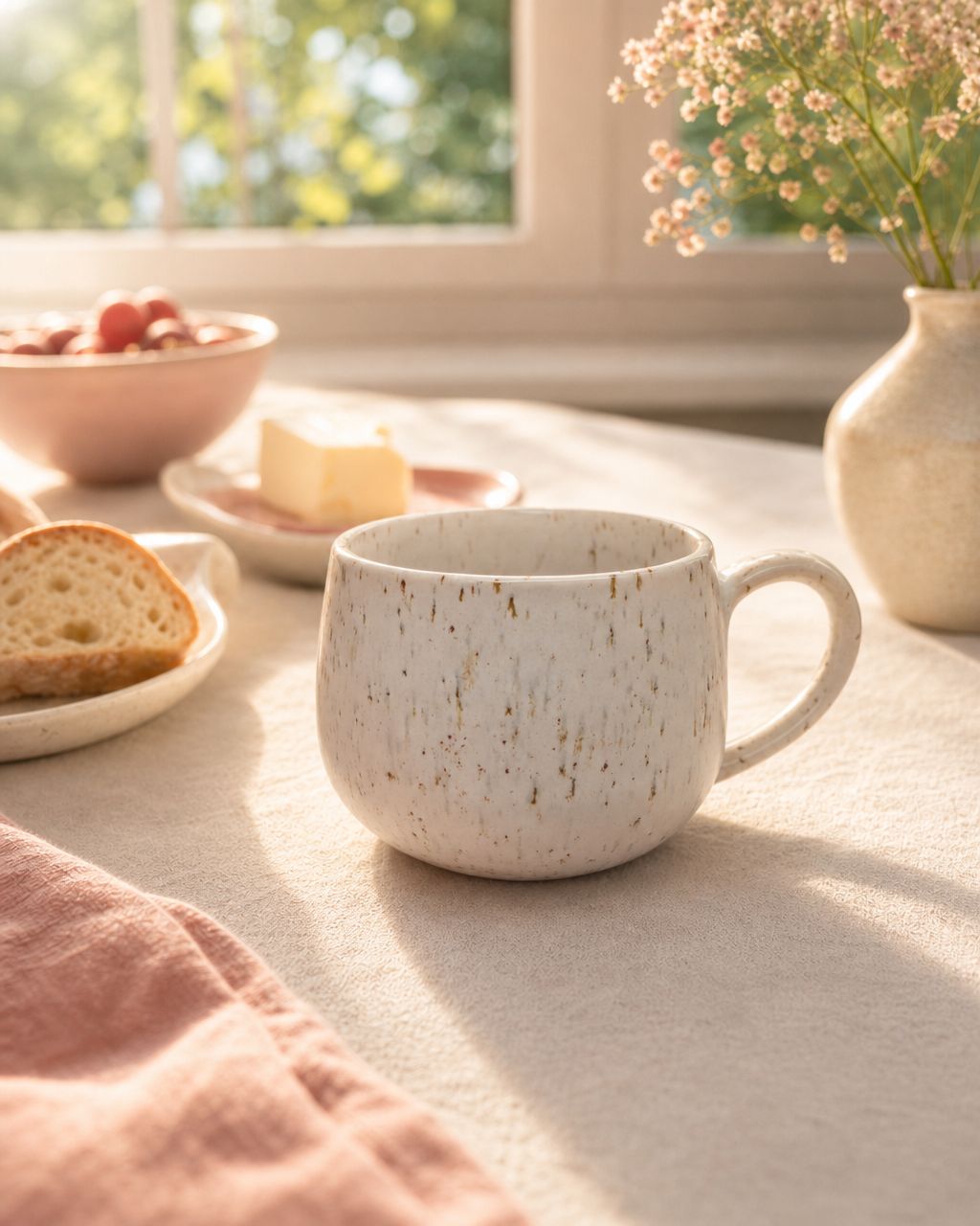 Natural Speckle Cup - voll glasiert